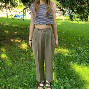 Vintage Green Trousers